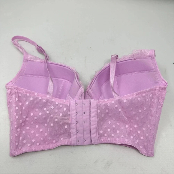 Victoria’s Secret Lavender Long Line Bra Dream Angels Size 34D‎ Feminine Dreamy - Picture 5 of 7